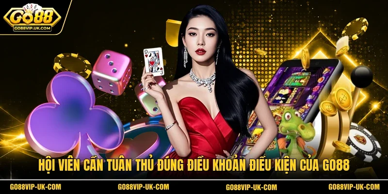 Hội viên cần tuân thủ đúng điều khoản điều kiện của GO88 